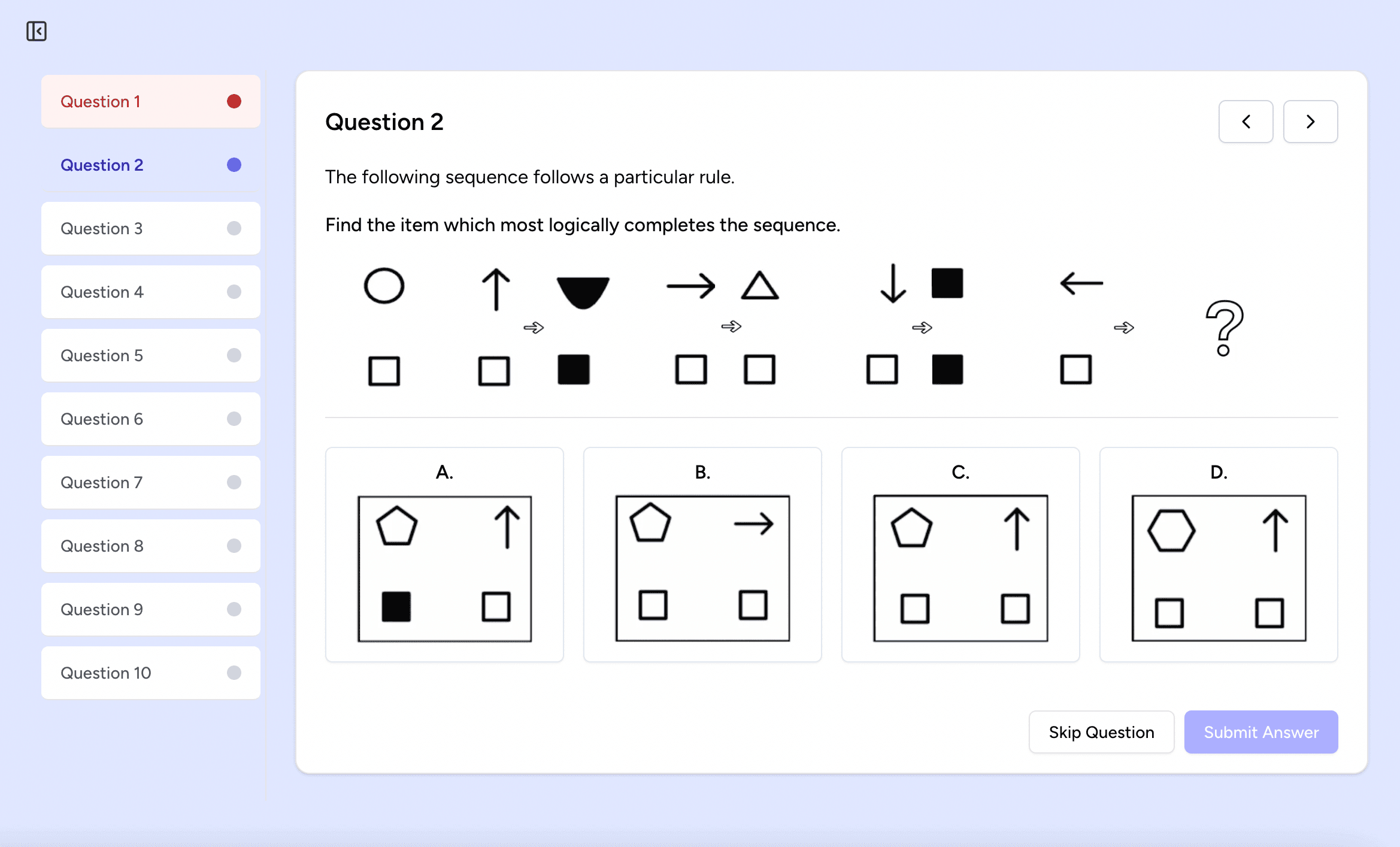 Question Bank Interface